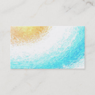 Sun Watercolor Psychic Yoga Reiki Business Cards