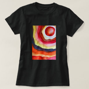 Sun watercolor sunset art T-Shirt