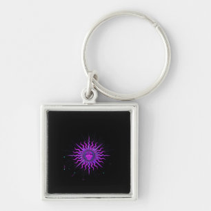 Sun - Whimsigoth Graphic Key Ring
