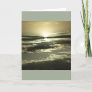 Sun Will Rise Again Inspirational Greeting Card