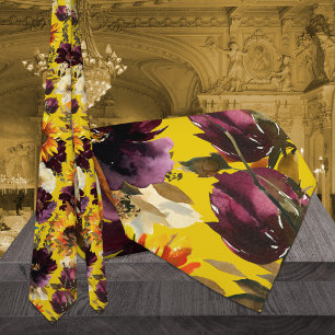 Sun & Wine Wedding Gold Neck Tie