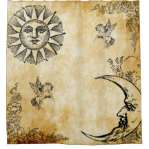 sun with moon and pegasus
