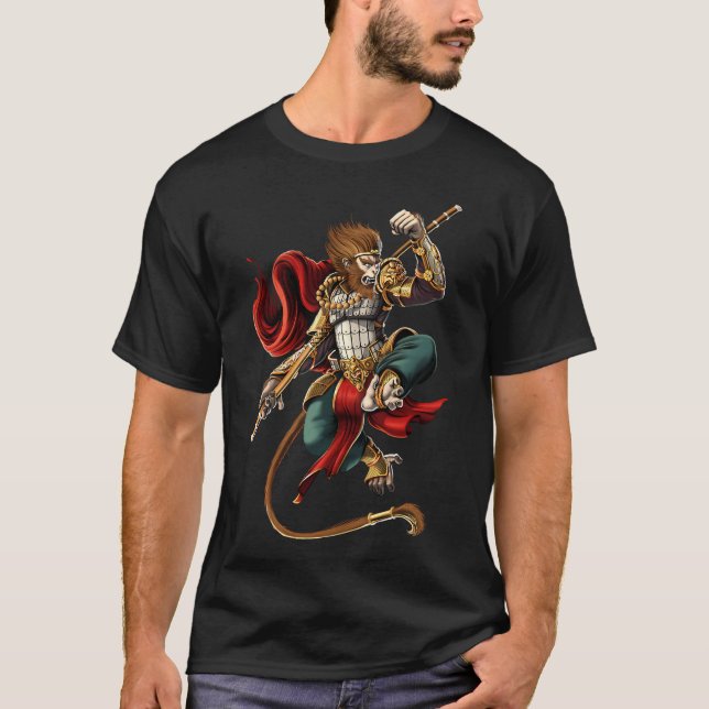 Sun Wukong Chinese Monkey King T-Shirt (Front)