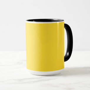 Sun Yellow Solid Colour   Classic Elegant Mug