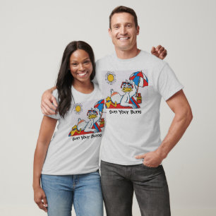 Sun Your Buns Vacation Humour T-Shirt