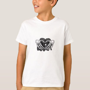 Sunand~1 - Skeleton Heart Hands  T-Shirt