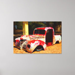 SUNBAKED PICKUP 32x48 Canvas Print