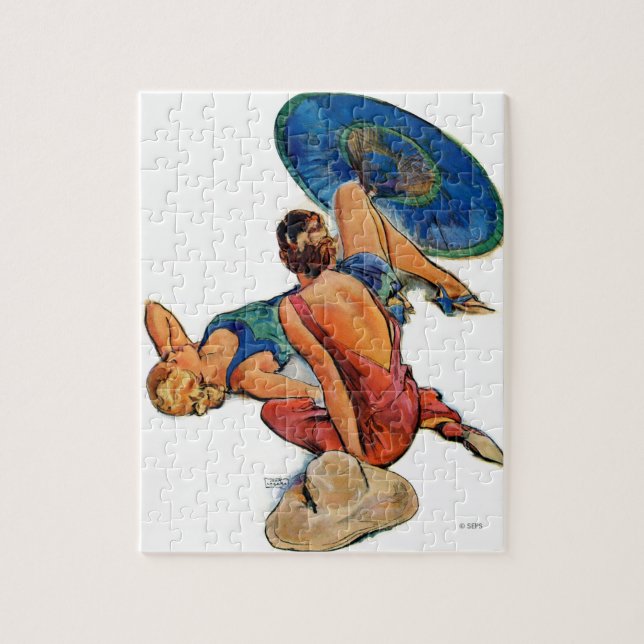 Sunbathers Jigsaw Puzzle (Vertical)