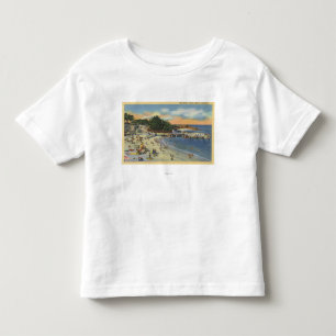Sunbathers & Swimmers at the Beach Toddler T-Shirt