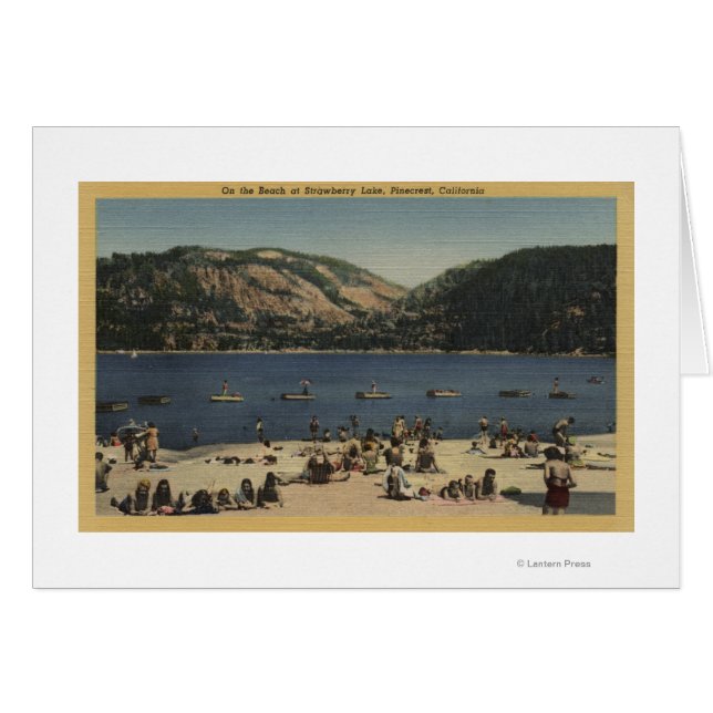 Sunbathers & Swimmers on the Beach (Front Horizontal)