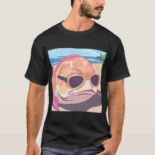Sunbathing Fish T-Shirt