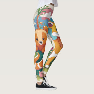 Sunbathing Meerkats Leggings