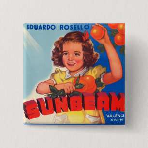 Sunbeam 15 Cm Square Badge