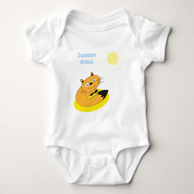 Sunbeam Attack Baby Bodysuit (Front)