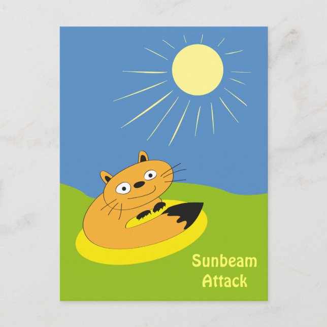 Sunbeam Attack Postcard (Front)