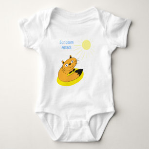 Sunbeam Attack Rompers - Customised Baby Bodysuit
