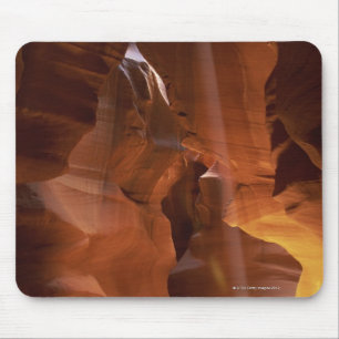 Sunbeam hitting tumbleweed on canyon floor mouse mat