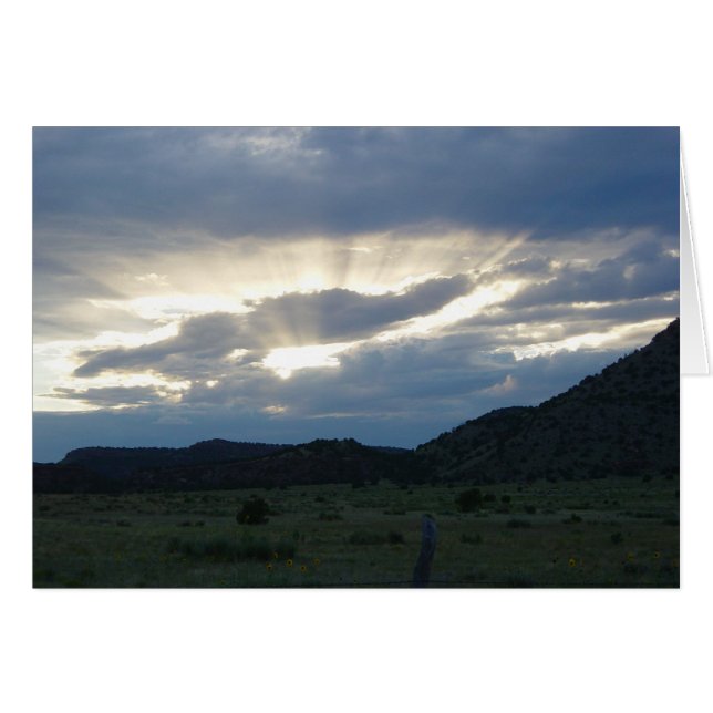 Sunbeams Ascending Card (Front Horizontal)