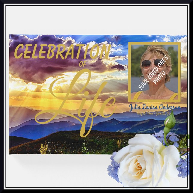 Sunbeams Mountains Celebration Of Life Guest Book (Creator Uploaded)