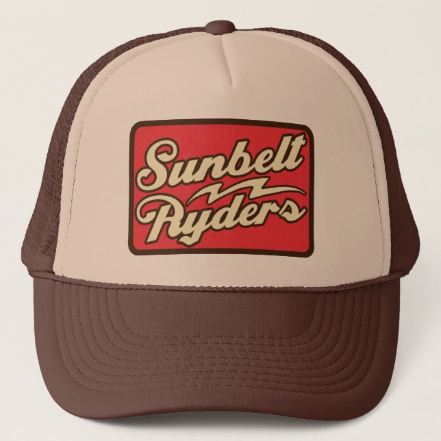 Sunbelt Ryders Retro Logo Trucker Hat (Front)