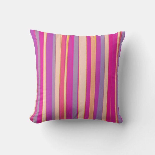 Sunbrella Castanet Beach Stripes Cushion (Front)