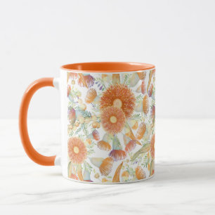 Sunburnt Wattle and Eucalyptus Blooms Mug