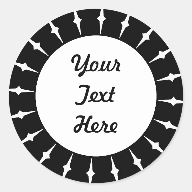 SunBurst 05 Classic Round Sticker (Front)