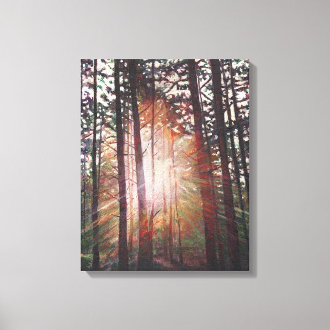 Sunburst 2010 canvas print (Front)