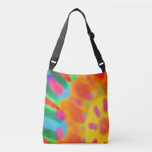 Sunburst Abstract Art Crossbody Bag