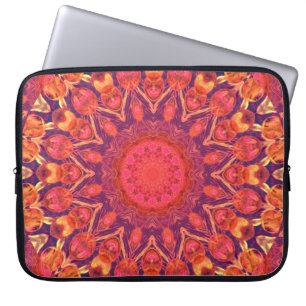 Sunburst, Abstract Star Circle Dance Laptop Sleeve