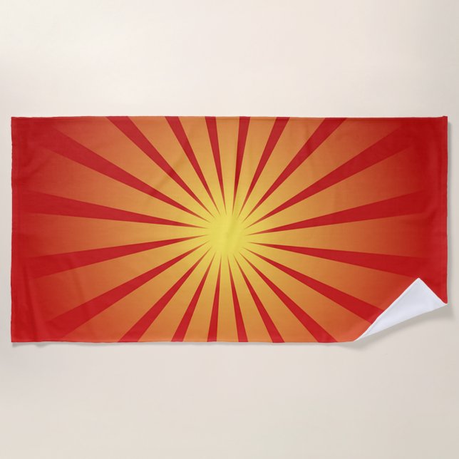 Sunburst Beach Towel (Front)