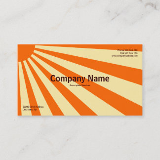 Sunburst Business Card