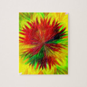 Sunburst Dahlia Jigsaw Puzzle