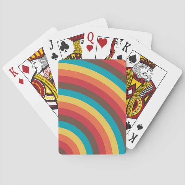Sunburst Groove Playing Cards (Back)