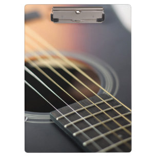 Sunburst Guitar Closeup Clipboard