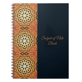Sunburst Mandala Notebook