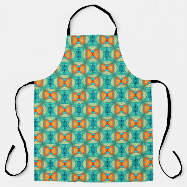 Sunburst Mirage Tile – Abstract Desert-Inspired  Apron (Front)