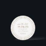 Sunburst Modern Save The Date<br><div class="desc">Featuring a hand-drawn sunburst frame and paired with elegant type,  this save the date card is a stylish way to announce your date to your loved ones. Add additional information to the back.</div>