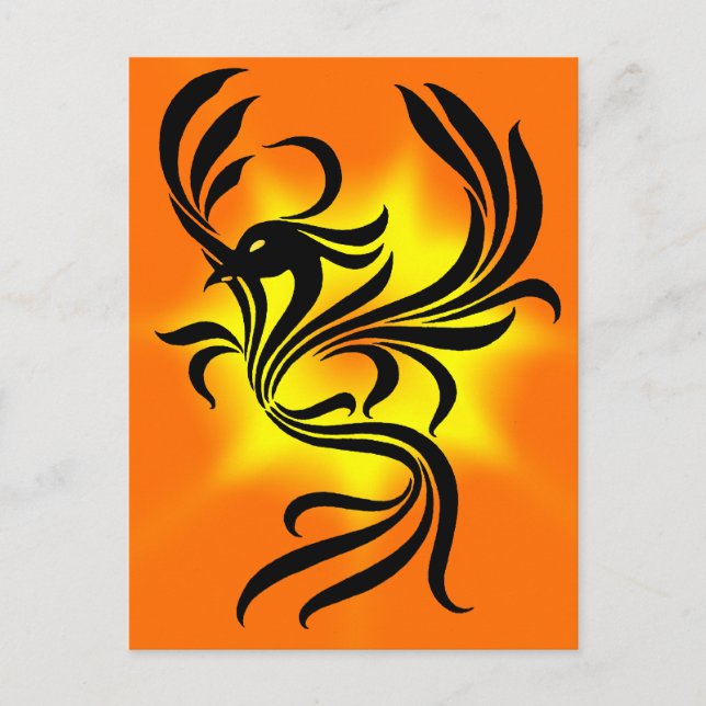 Sunburst Phoenix Postcard (Front)