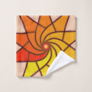 Sunburst Spiral Wash Cloth