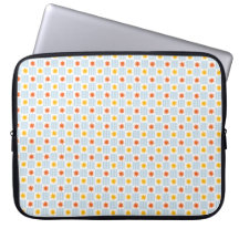 Sunburst Stripe Chequerboard Laptop Sleeve