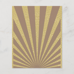 Sunburst stripes posters