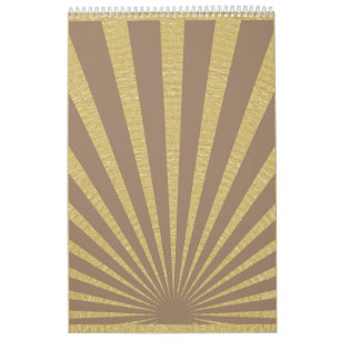 Sunburst stripes posters calendar