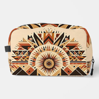 Sunburst Tribal Geometric Dopp Kit