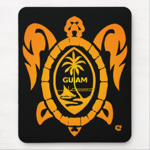sunburst turtle mouse pad