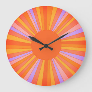Sunburst Wall Clock