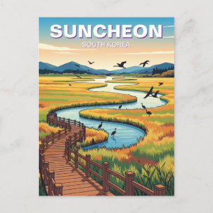 Suncheon South Korea Postcard