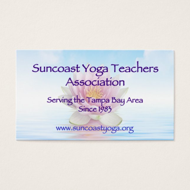 Suncoast Yoga Teachers Association (Front)