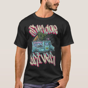 Sundae Driver Strain Distressed Ice Cream Truck  T-Shirt