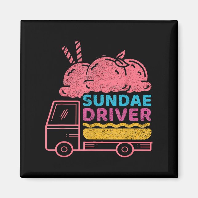 Sundae Driver Weed Strain  Magnet (Front)
